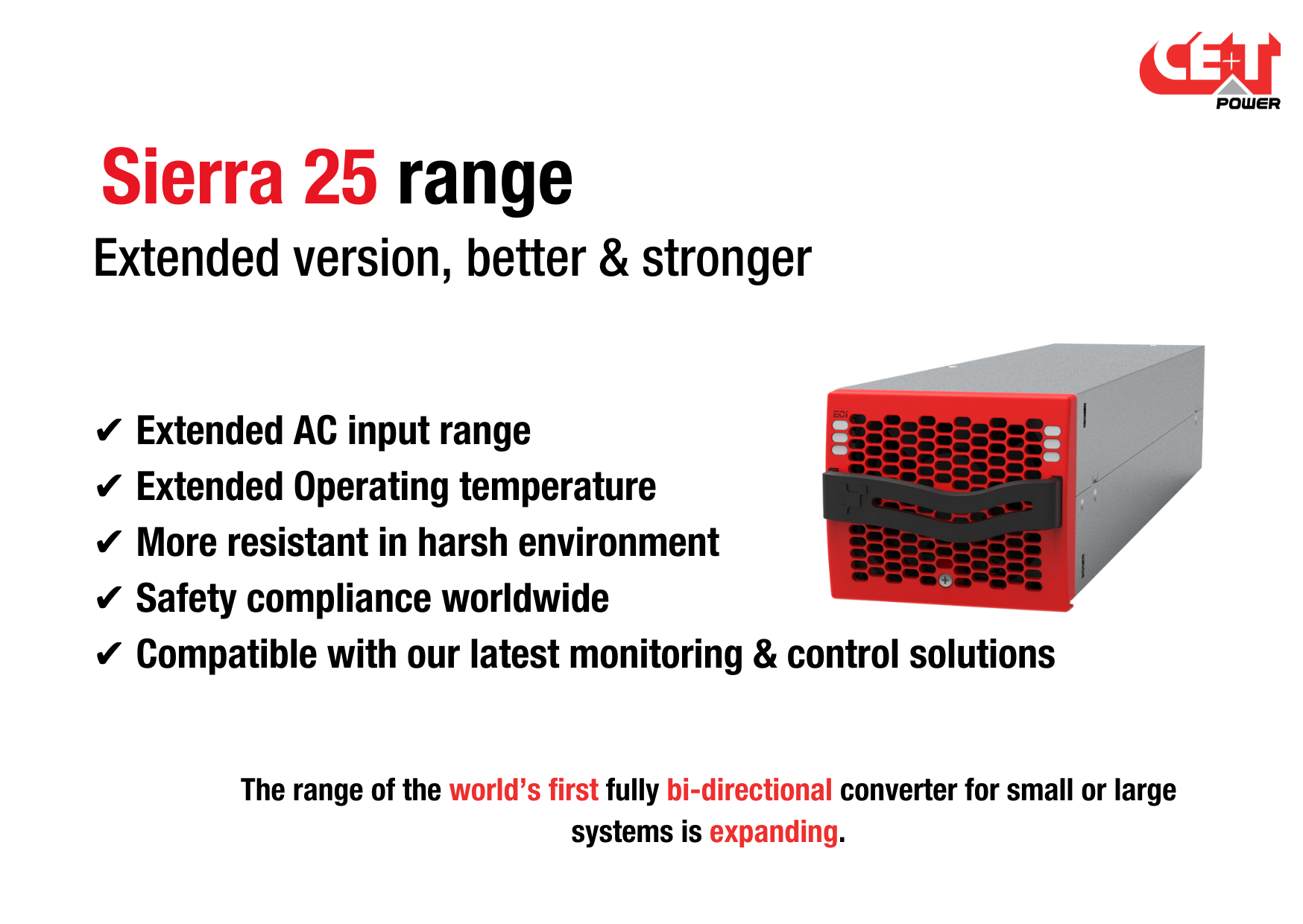 converters for extreme weather